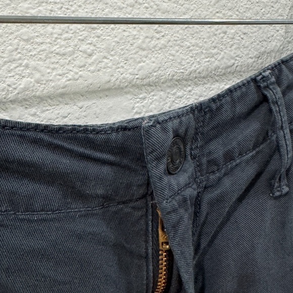 MOTHER The No Zip Misfit Faded Black Wash Girl, Boy Etc. Linen Blend Pants 25 - Picture 6 of 16